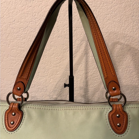 Coach Poppy Hallie Vintage Leather Tote - Picture 5 of 10